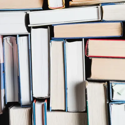 People reading books